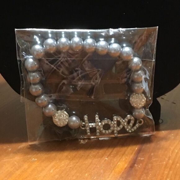 Bundle Sale 3 for $15 | Shimmering Beaded Hope Bracelet - Picture 6 of 7